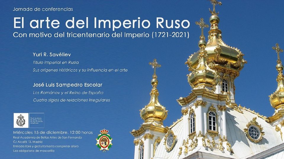 JORNADA “EL ARTE DEL IMPERIO RUSO”, CON MOTIVO DEL TRICENTENARIO IMPERIAL
