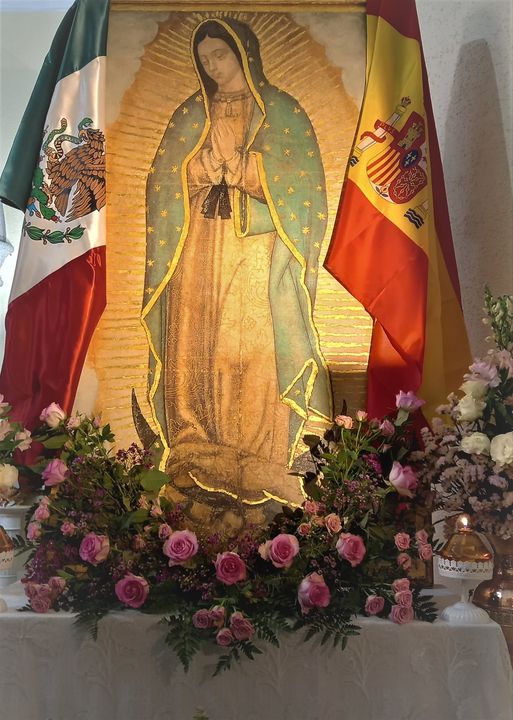 LAS CLARISAS DE MONTIJO CELEBRAN LA FESTIVIDAD DE LA VIRGEN DE GUADALUPE DE MÉXICO