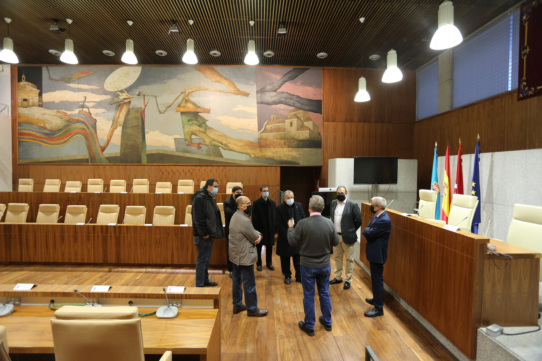 EL OBISPO DE GETAFE REALIZA UNA VISITA OFICIAL A LEGANÉS PARA CONOCER LA CASA CONSISTORIAL Y LOS HOSPITALES SEVERO OCHOA Y JOSÉ GERMAIN