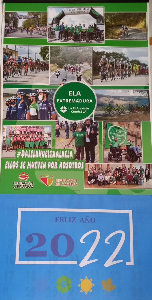 COLABORANDO CON EL CALENDARIO SOLIDARIO 2022. ASOCIACIÓN ELA EXTREMADURA.