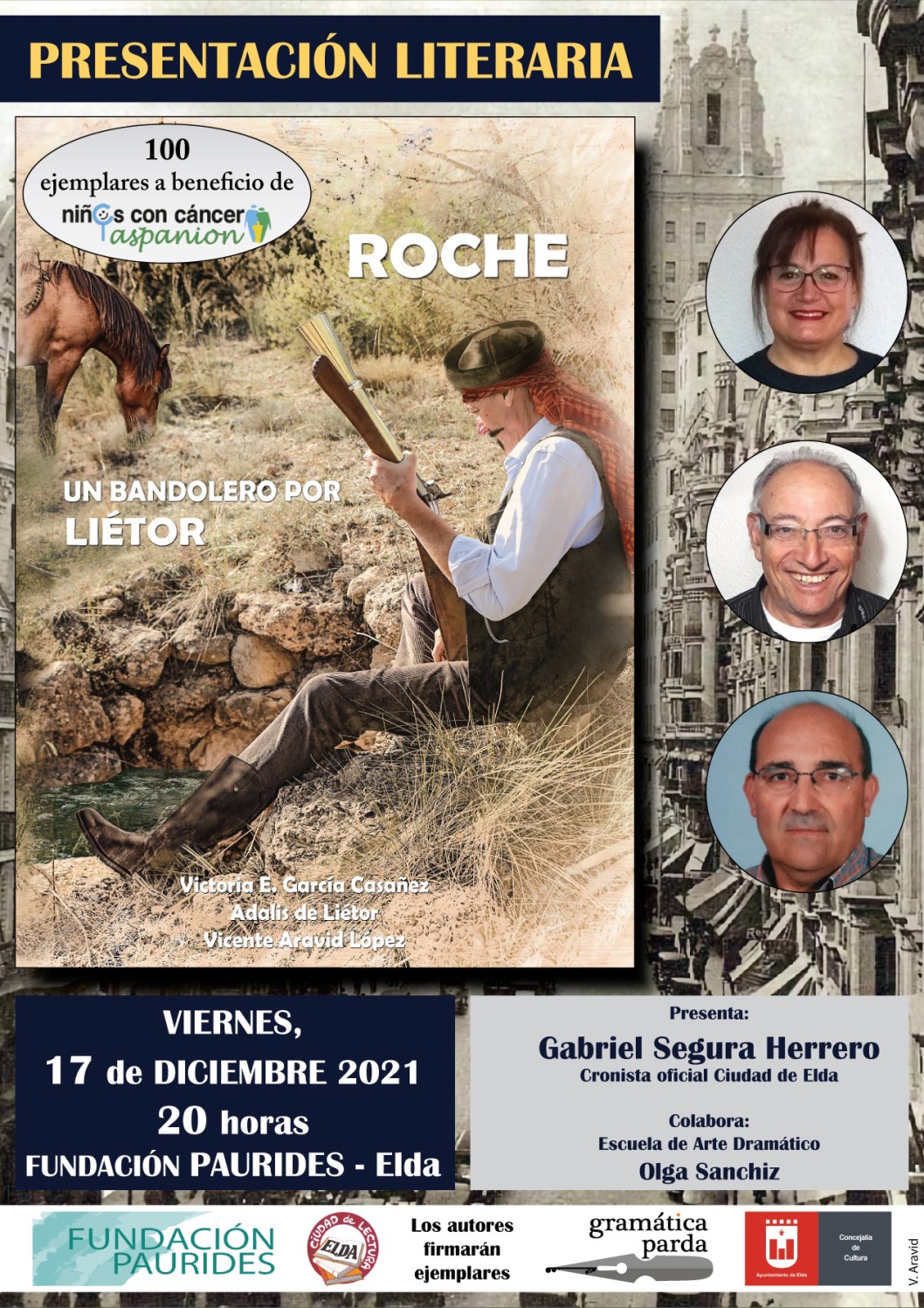 PRESENTACIÓN LITERARIA: «ROCHE, UN BANDOLERO POR LIÉTOR»