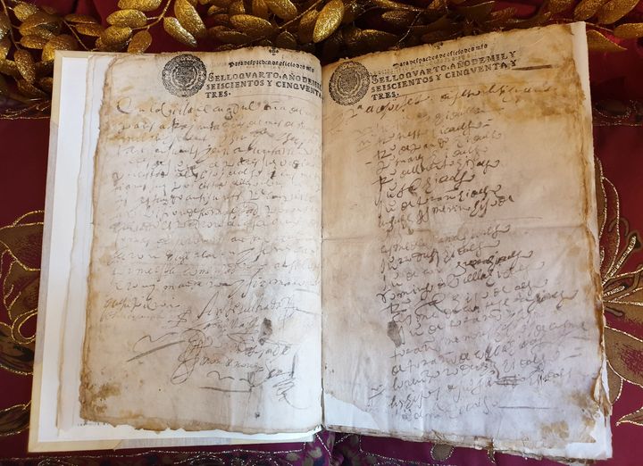 LIBRO MÁS ANTIGUO CONSERVADO DE PARRES