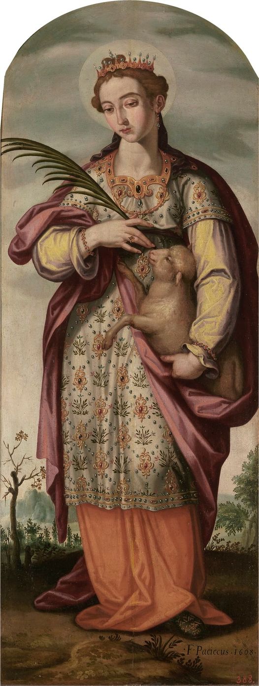 SALUDO FUENTEPIÑELANO 2959.-  SANTA INÉS