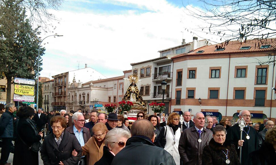 TODO PREPARADO PARA CELEBRAR LA VIRGEN DE LAS ANGUSTIAS EN ARÉVALO