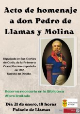 ACTO DE HOMENAJE A DON PEDRO DE LLAMAS