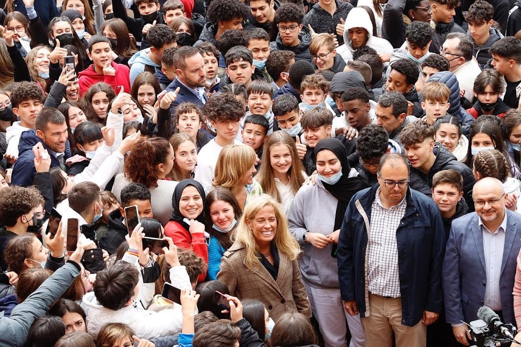 UNA PRINCESA DE ASTURIAS EN LEGANES (MADRID)