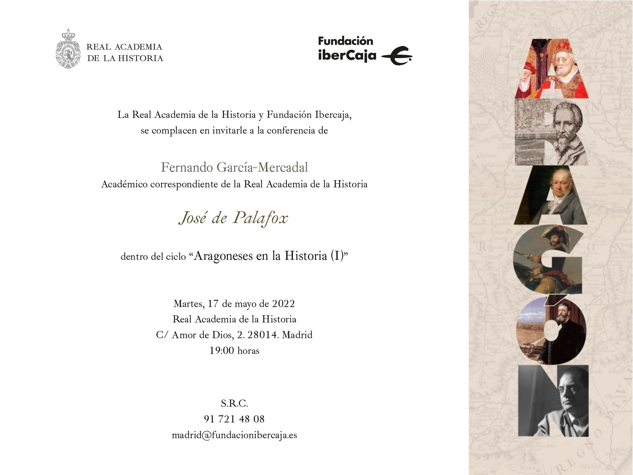 CONFERENCIA DE FERNANDO GARCÍA-MERCADAL SOBRE JOSÉ DE PALAFOX