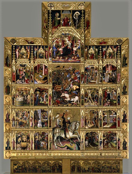 CONFERENCIA EN LA REAL ACADEMIA DE CULTURA VALENCIANA SOBRE EL RETABLO DEL CENTENAR DE LA PLOMA (SU MANIPULACION)