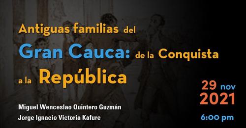 CONFERENCIA SOBRE GENEALOGÍA COLOMBIANA DE MIGUEL QUINTERO GUZMÁN