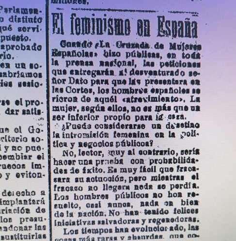 FEMINISMO DE AYER Y DE HOY