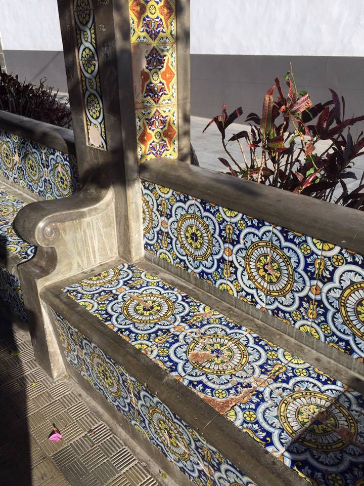 LA PÉRGOLA DE AZULEJOS SEVILLANOS DE TAZACORTE