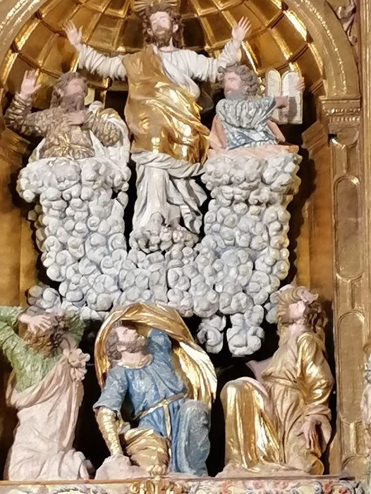 TRANSFIGURACION DEL SEÑOR EN EL MONTE TABOR ANTE SUS DISCÍPULOS.