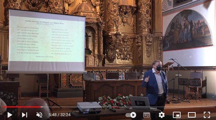 CONFERENCIA DE ALBERTO MONTANER SOBRE QUEVEDO Y GÓNGORA. AUDIOVISUALES EN AGOSTO