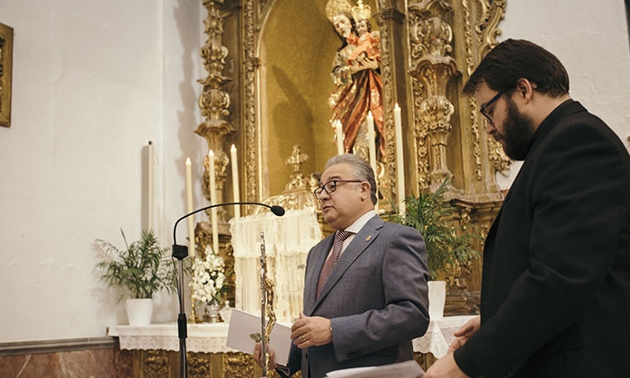 JOSÉ JIMÉNEZ, PREMIO COFRADE ‘MANOLO RAMÍREZ’ 2023 EN LUCENA