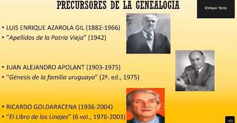 CONFERENCIA SIGEH – «LA GENEALOGÍA EN EL URUGUAY. PRESENTE, PASADO Y FUTURO.»