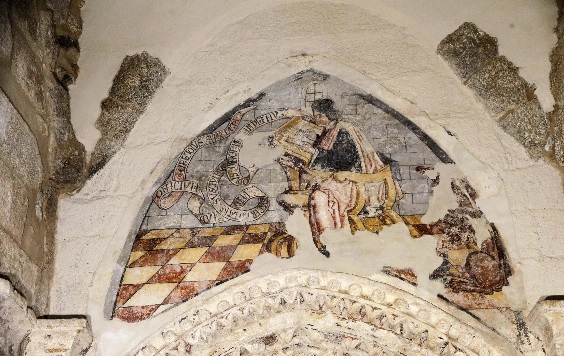 HALLAN UN MURAL Y UN ENTERRAMIENTO MEDIEVALES EN O AZOUGUE DE BETANZOS