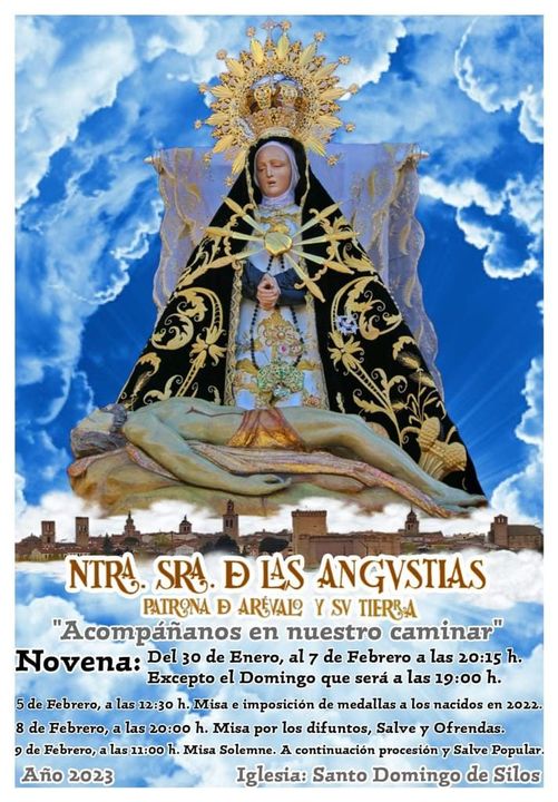 FIESTAS 2023 DE NUESTRA SEÑORA DE LAS ANGUSTIAS EN ARÉVALO