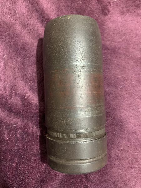 HALLAZGO EN LAS INMEDIACIONES DEL CERRO DE LA BUFA DE ZACATECAS: UN CASQUILLO DE BALA DE CAÑÓN PERCUTIDA.