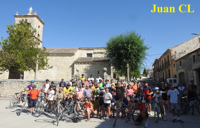 SALUDO FUENTEPIÑELANO-ADRADINO 3616-RUTA EN BICI DE INTERPUEBLOS