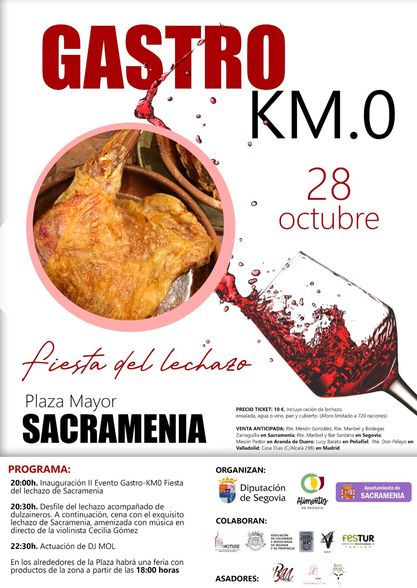 SALUDO FUENTEPIÑELANO-SACRAMENIANO 3689. GASTRO-KM 0 DE ALIMENTOS DE SEGOVIA