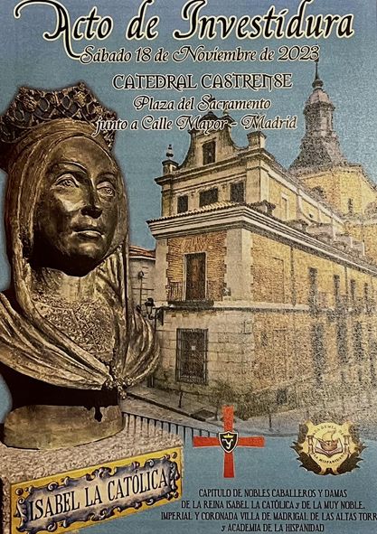 INVESTIDURA COMO CABALLERO DE ISABEL LA CATOLICA