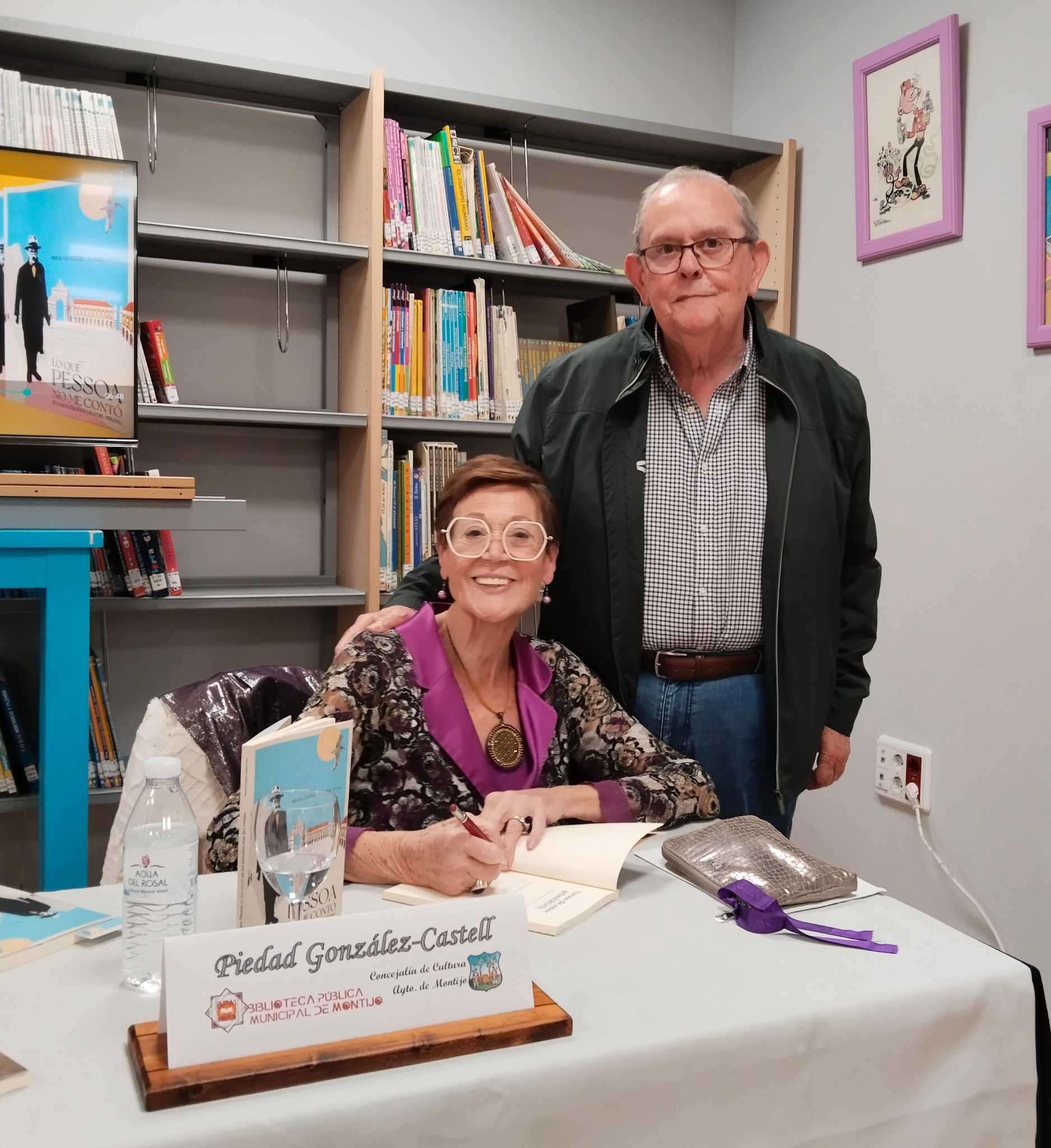 PIEDAD GONZÁLEZ-CASTELL ZOYDO PRESENTÓ DOS POEMARIOS Y UNA NOVELA EN MONTIJO