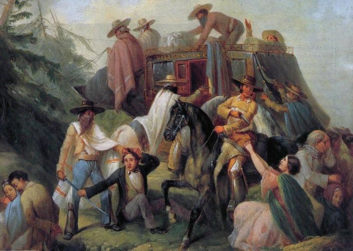 BANDOLEROS FAMOSOS A CABALLO DEL SIGLO XIX EN MÉXICO.
