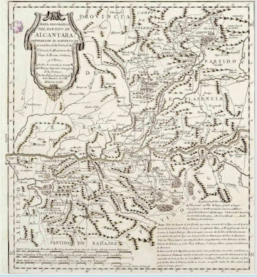 MAPA DE LAS BROZAS DE 1785