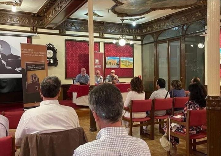 CRÓNICA: HACE DOS AÑOS. «DE LAS HERAS. CRÓNICAS DE VALDEPIÉLAGOS» PRESENTACIÓN EN EL CÍRCULO AMISTAD NUMANCIA, CASINO DE SORIA.