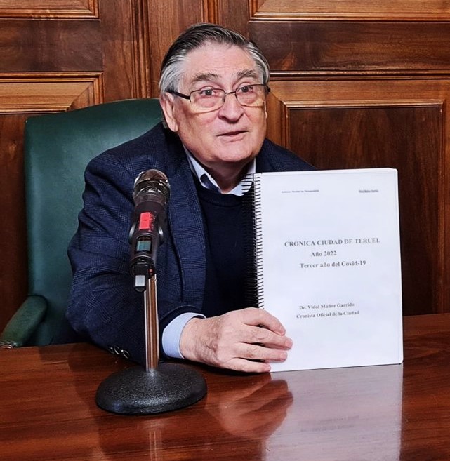 FALLECE EL HISTORIADOR, CATEDRATICO Y CRONISTA OFICIAL DE TERUEL, VIDAL MUÑOZ GARRIDO