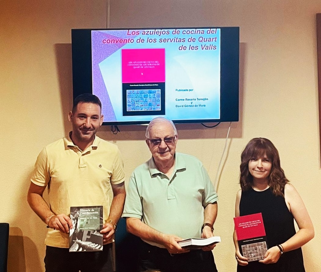 PRESENTADO EL LIBRO «LOS AZULEJOS DE LA COCINA DEL CONVENTO DE LOS ERVITAS DE QUART DE LES VALSS»
