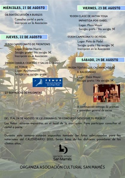 SALUDO FUENTEPIÑELANO 3987-PROGRAMA DE FIESTAS