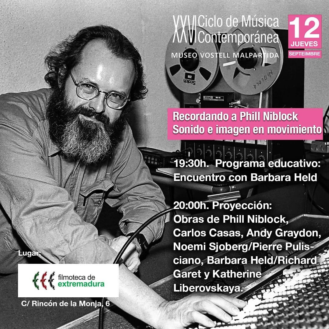 XXVI CICLO DE MÚSICA CONTEMPORÁNEA DEL MUSEO VOSTELL MALPARTIDA