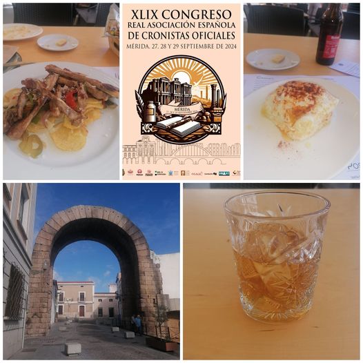 CRÓNICA: EL CRONISTA DE VALDEPIÉLAGOS Y PRESIDENTE DE LA ASOCIACIÓN DE CRONISTAS MADRILEÑOS EN EL CONGRESO DE CRONISTAS DE MÉRIDA.