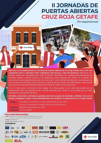 DÍA DE PUERTAS ABIERTAS DE LA ASAMBLEA LOCAL DE CRUZ ROJA GETAFE