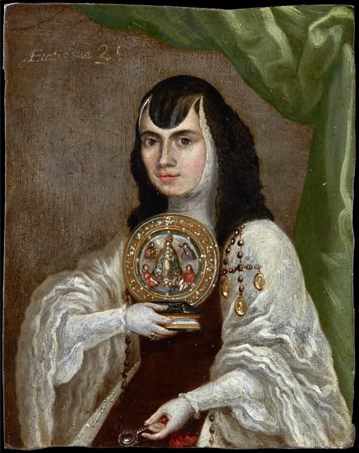 CURIOSIDADES DE LA HISTORIA: PRIMER RETRATO DE SOR JUANA INÉS DE LA CRUZ