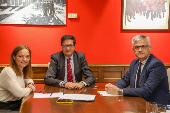 REUNION DE LA ALCALDESA DE GETAFE, CON EL GOBIERNO