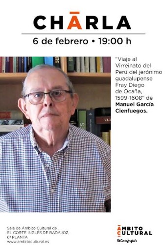 CHARLA EN EL ÁMBITO CULTURAL EL CORTE INGLÉS DE BADAJOZ.