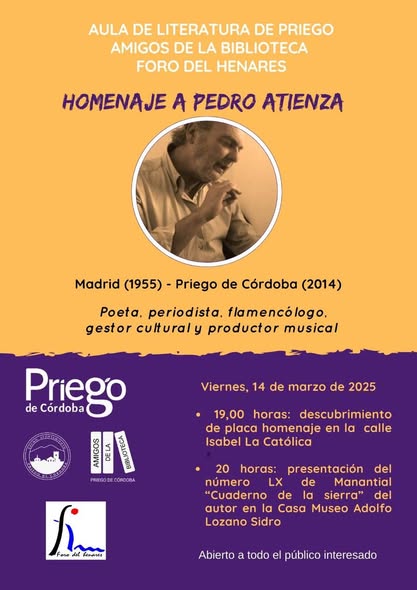 HOMENAJE A PEDRO ATIENZA