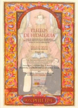 PRESENTACIÓN DEL LIBRO  “PLEITOS DE HIDALGUÍA. EXTRACTO DE SUS EXPEDIENTES» CONSERVADOS EN EL ARCHIVO DE LA REAL CHANCILLERÍA DE GRANADA”