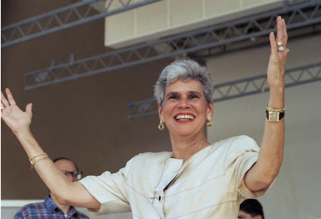 DOÑA VIOLETA BARRIOS DE CHAMORRO, EX PRESIDENTA DE NICARAGUA