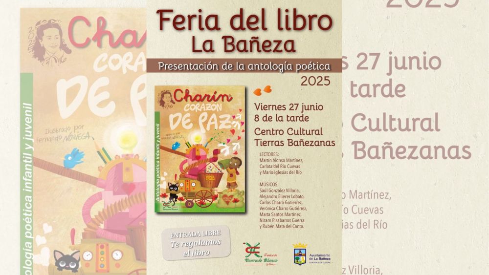 POESÍA PARA DAR COMIENZO A LA FERIA DEL LIBRO DE LA BAÑEZA