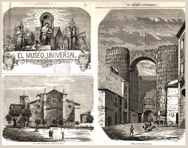 ÁVILA ROMÁNTICA EN LA MIRADA (III) LA CIUDAD RETRATADA POR J. LAURENT EN LA PRENSA Y LIBROS ILUSTRADOS.