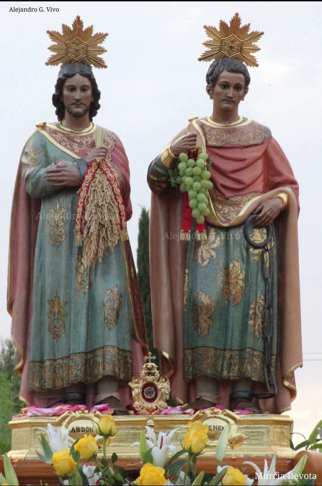 SANTOS PATRONOS DE CALASPARRA (MURCIA) ABDON Y SENEN