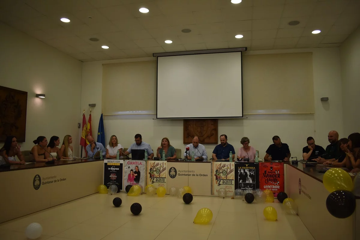 QUINTANAR DE LA ORDEN PRESENTA SU FERIA Y FIESTA 2025, CON LA ACTUACIÓN DE CAMELA EL 9 DE AGOSTO