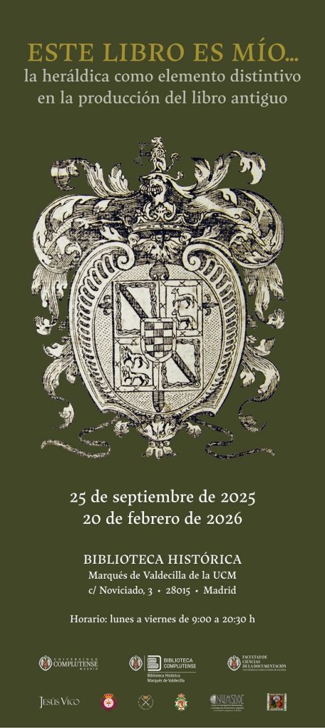 EXPOSICIÓN SOBRE LA HERÁLDICA EN EL LIBRO ANTIGUO, EN LA BIBLIOTECA MARQUÉS DE VALDECILLA