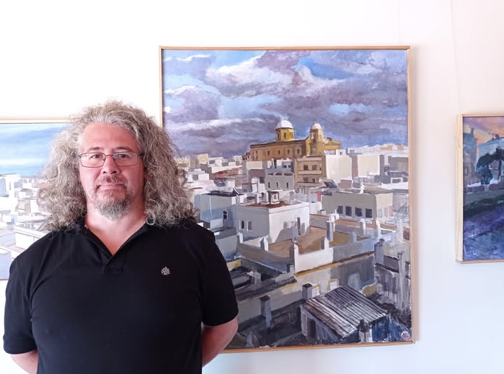 CRÓNICA «PAISAJES DE CHICLANA», NUEVA EXPOSICIÓN DEL PINTOR Y ARTISTA CHICLANERO, AGU ARIZA