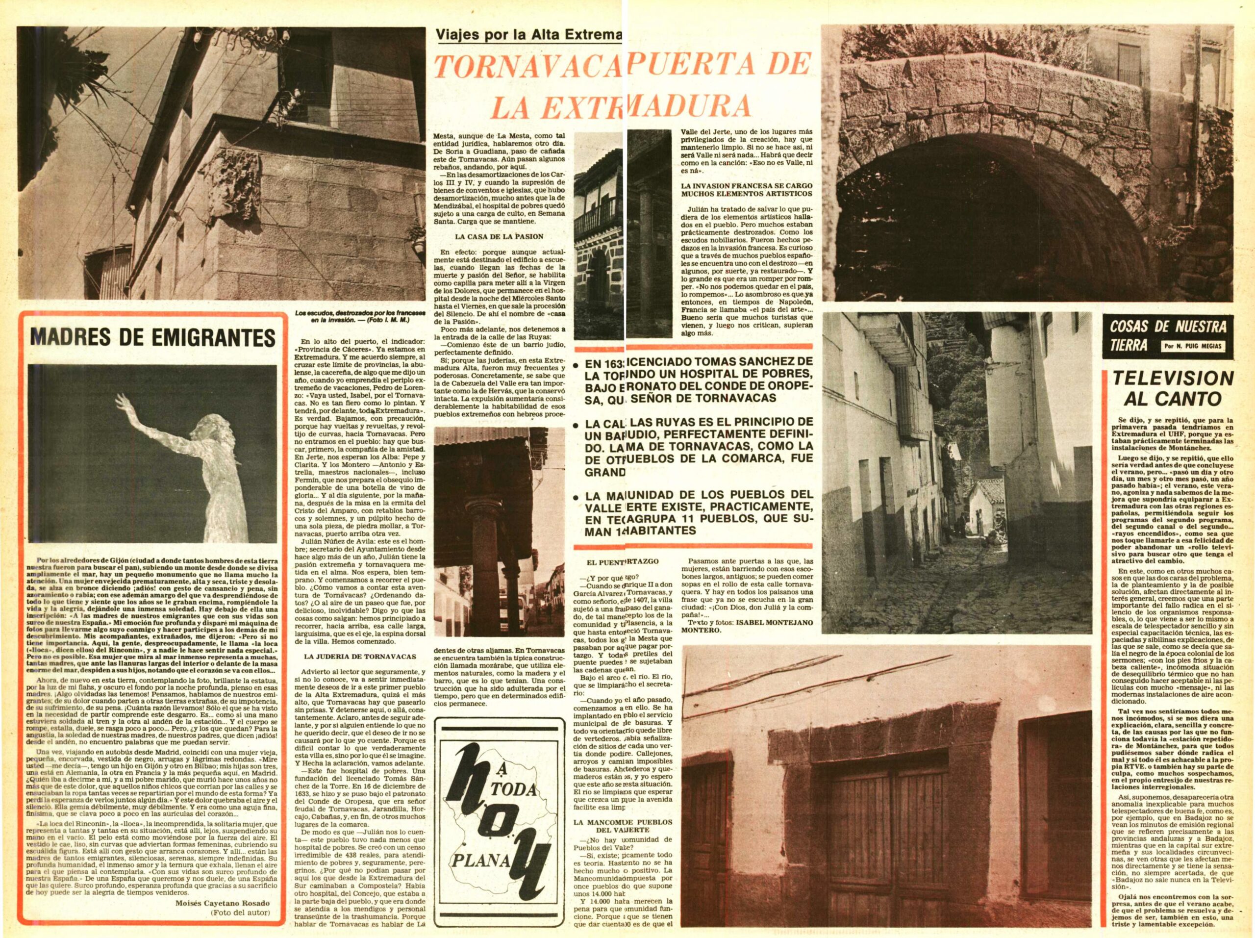 FOTORREPORTAJE SOBRE TORNAVACAS (AÑO DE 1975)