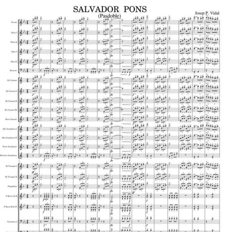 JOSEP PASQUAL VIDAL DEDICA UN PASODOBLE A SALVADOR PONS