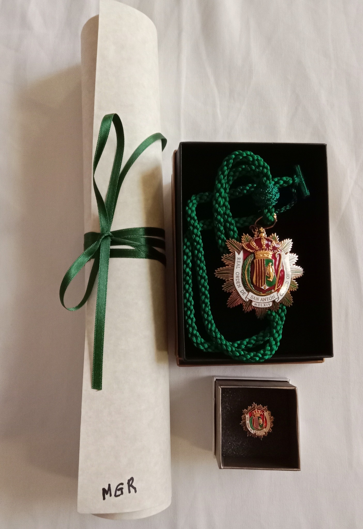 CONDECORACIÓN DE LA REAL ORDEN DE SAN ANTÓN DE ORIHUELA (ALICANTE)